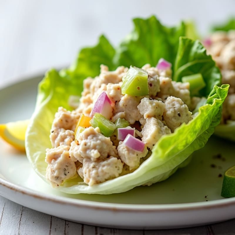 Tuna Salad Lettuce Wraps