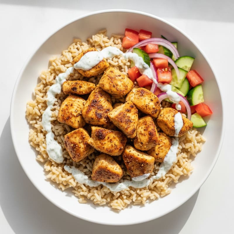 Chicken Shawarma Rice Bowl