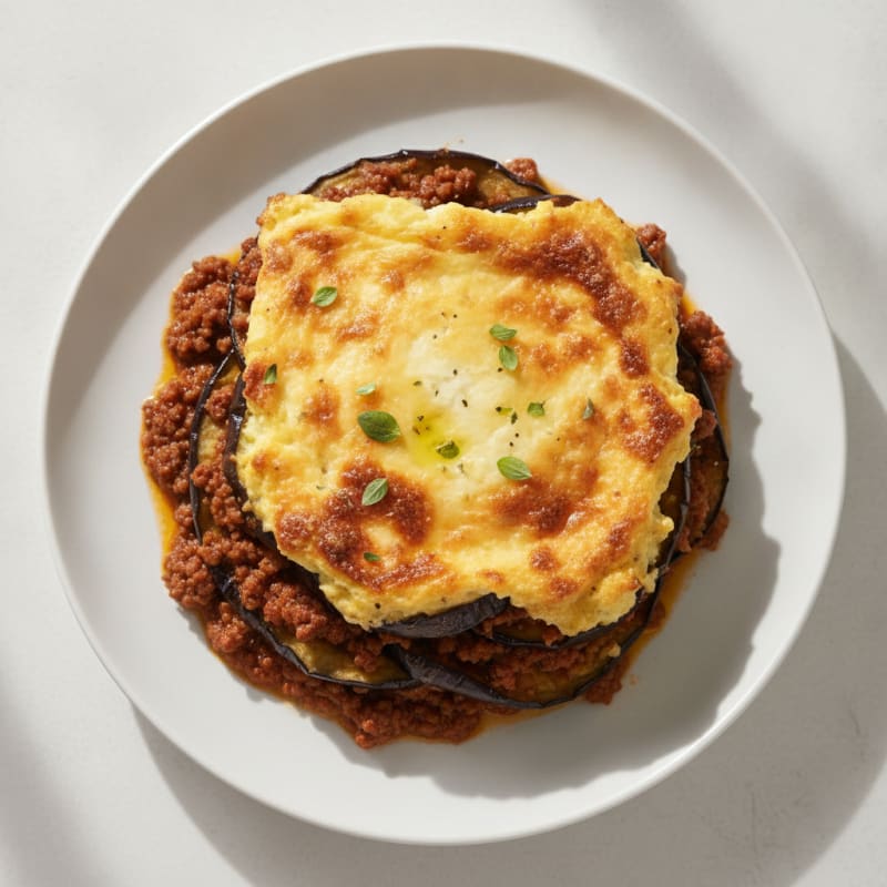Classic Beef and Eggplant Moussaka