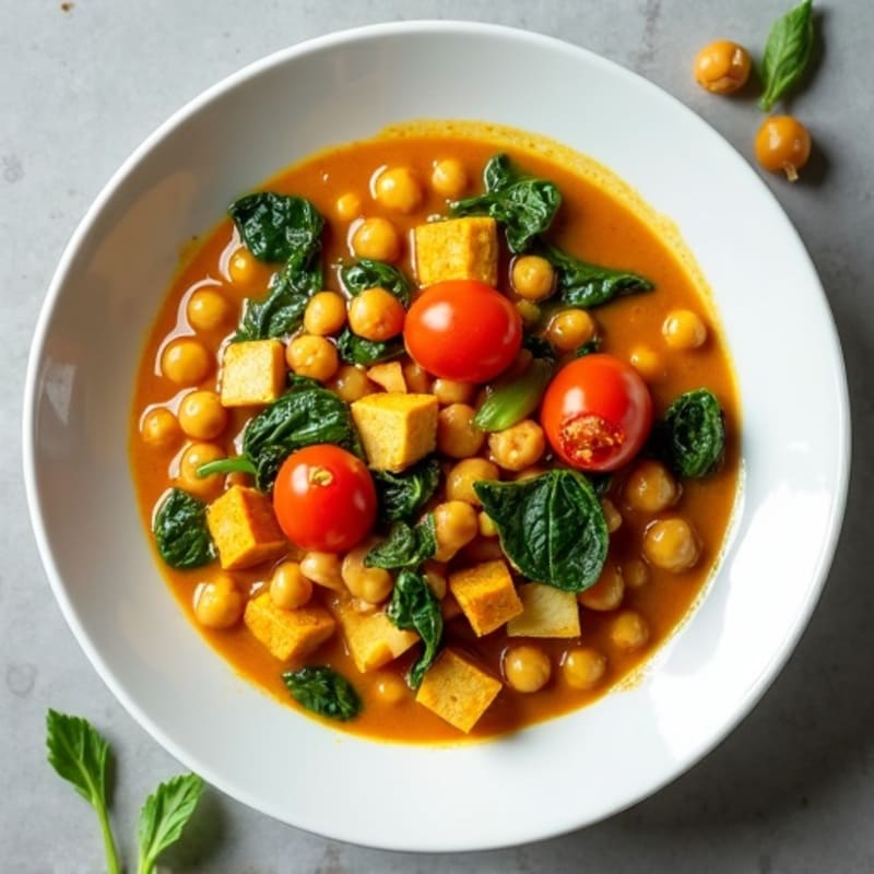 Creamy Coconut Chickpea Curry Stew