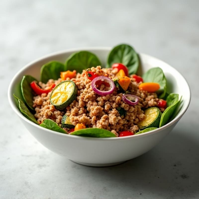 Turkey and Roasted Vegetable Bowl