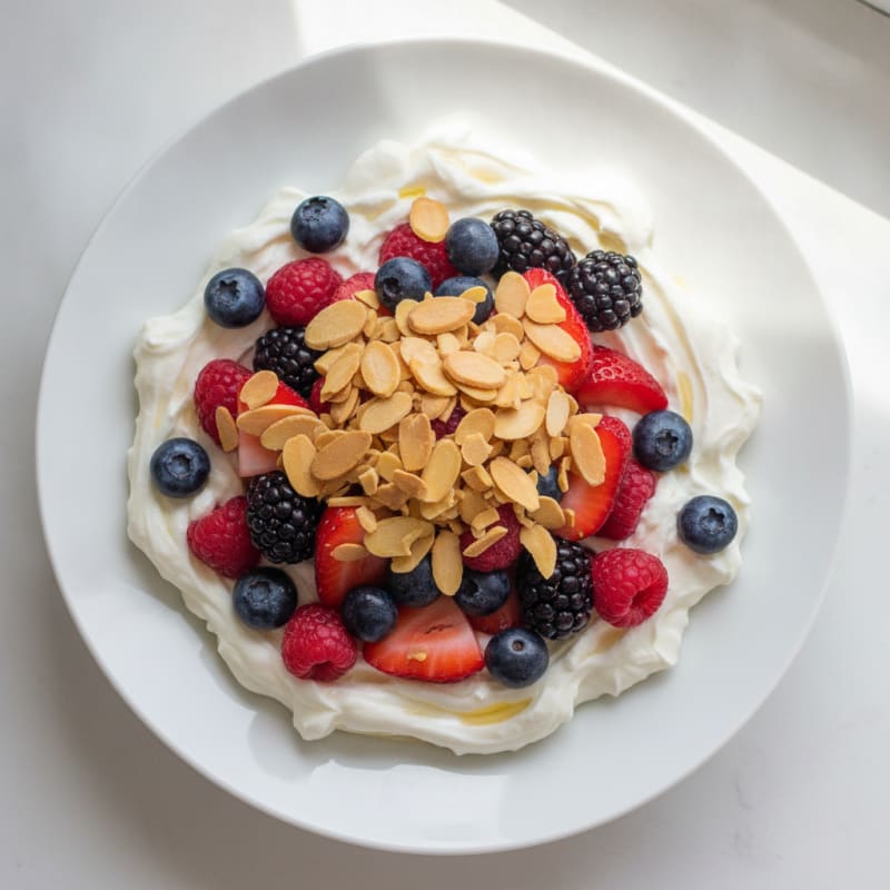 Creamy Greek Yogurt Protein Parfait with Mixed Berries