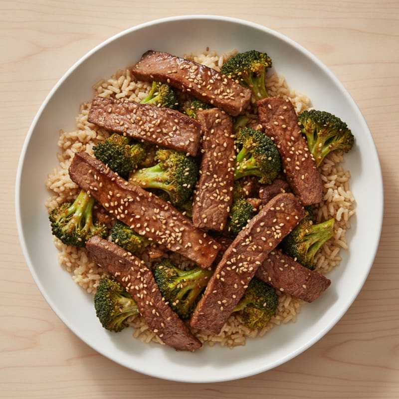 Sesame Beef & Broccoli Stir-Fry