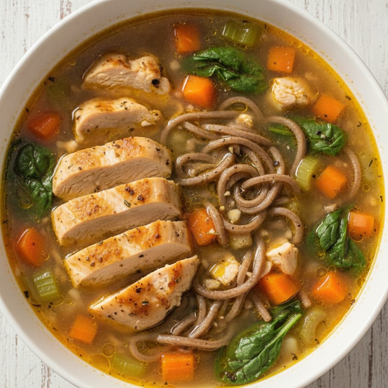 Hearty Vegetable and Noodle Soup