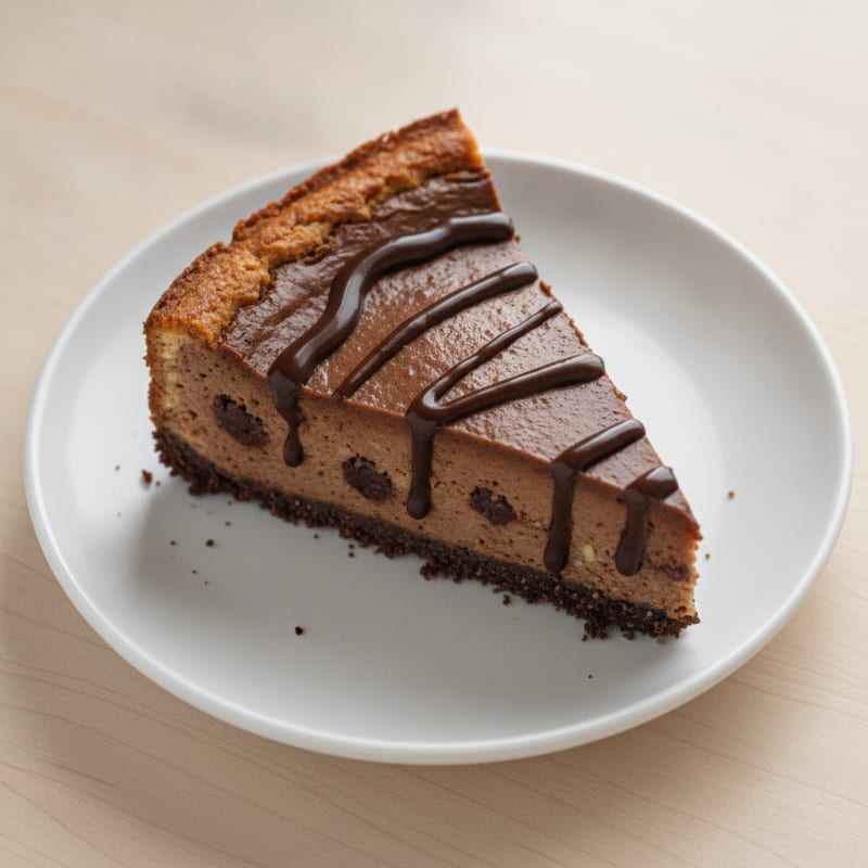 Creamy Chocolate Protein Cheesecake