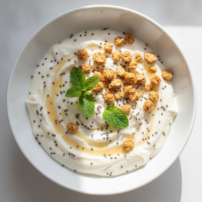 Vanilla Protein Yogurt with Chia Seeds