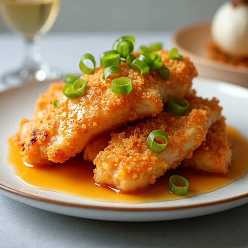 Crispy Orange Chicken with Zesty Glaze