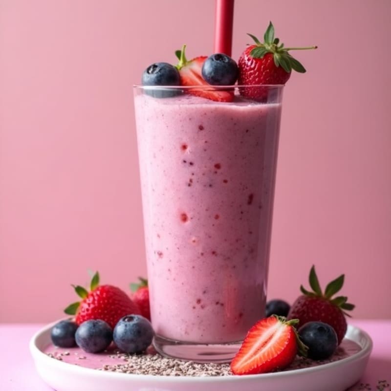 Creamy Berry Protein Smoothie