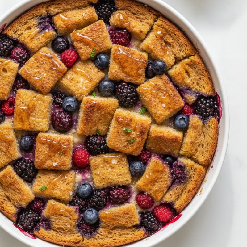Baked Berry French Toast Casserole