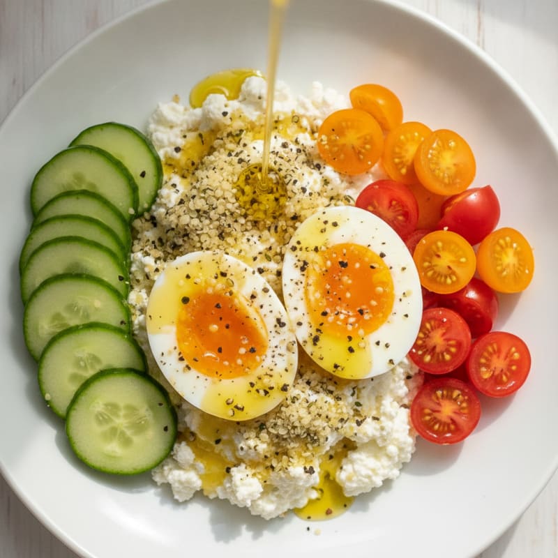 Savory Cottage Cheese Protein Bowl