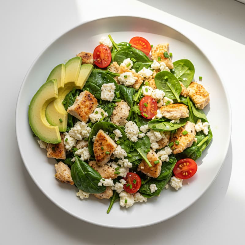 Zesty Garden Herb Egg White Scramble