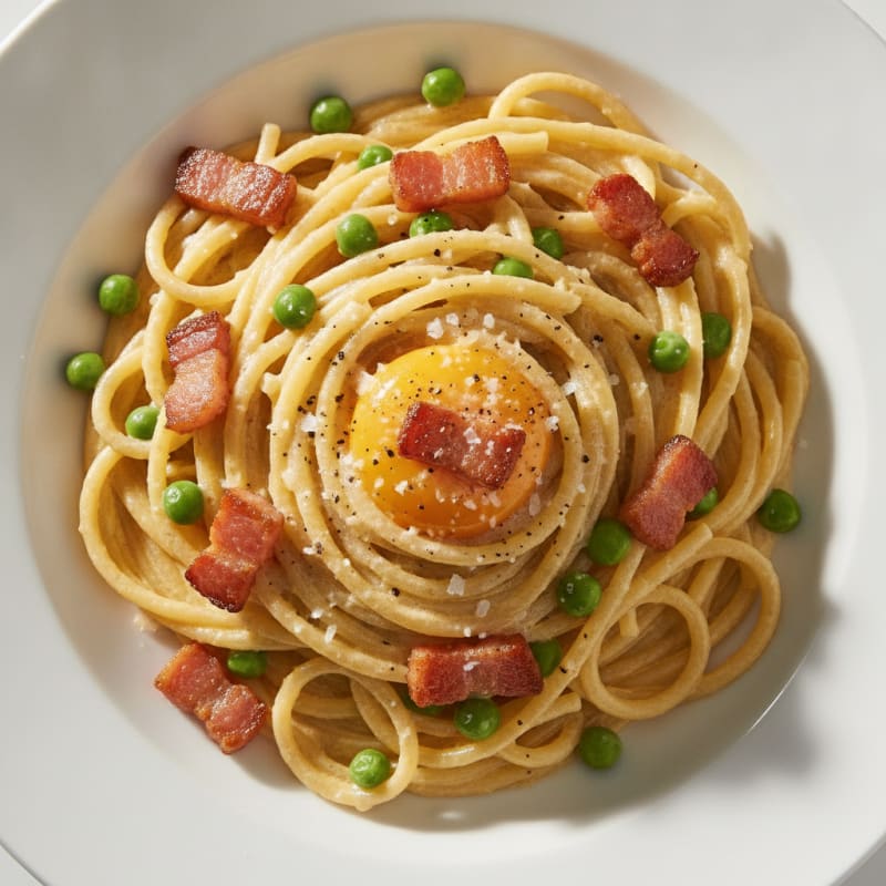 Classic Carbonara with Pancetta and Egg
