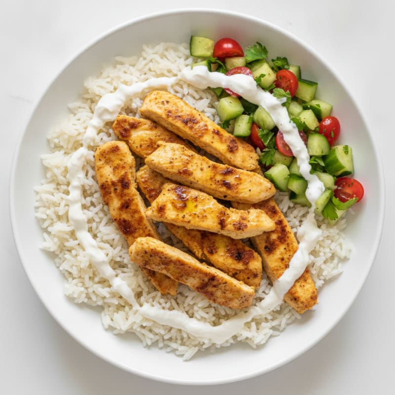 Chicken Shawarma Rice Bowl