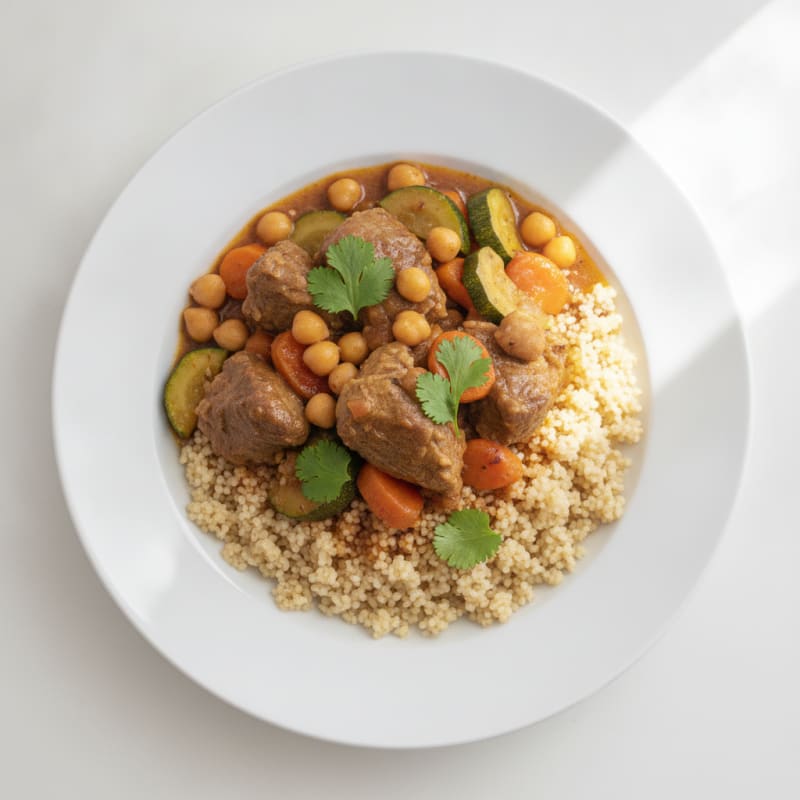 Moroccan Lamb Tagine with Couscous