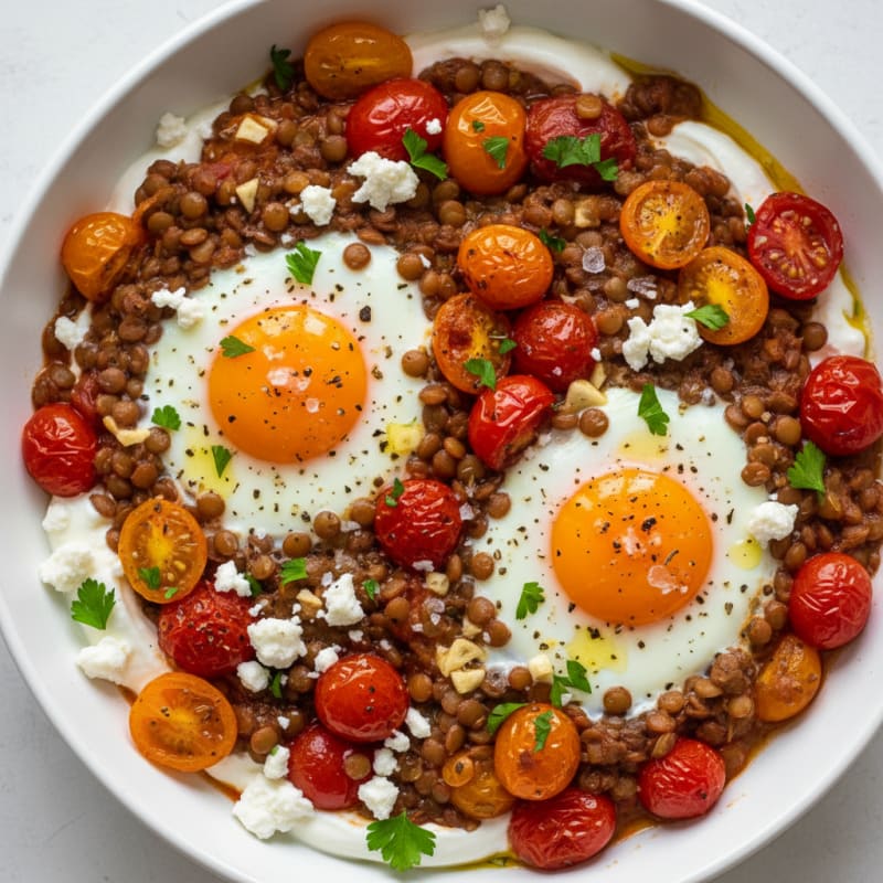 Baked Eggs with Roasted Tomatoes
