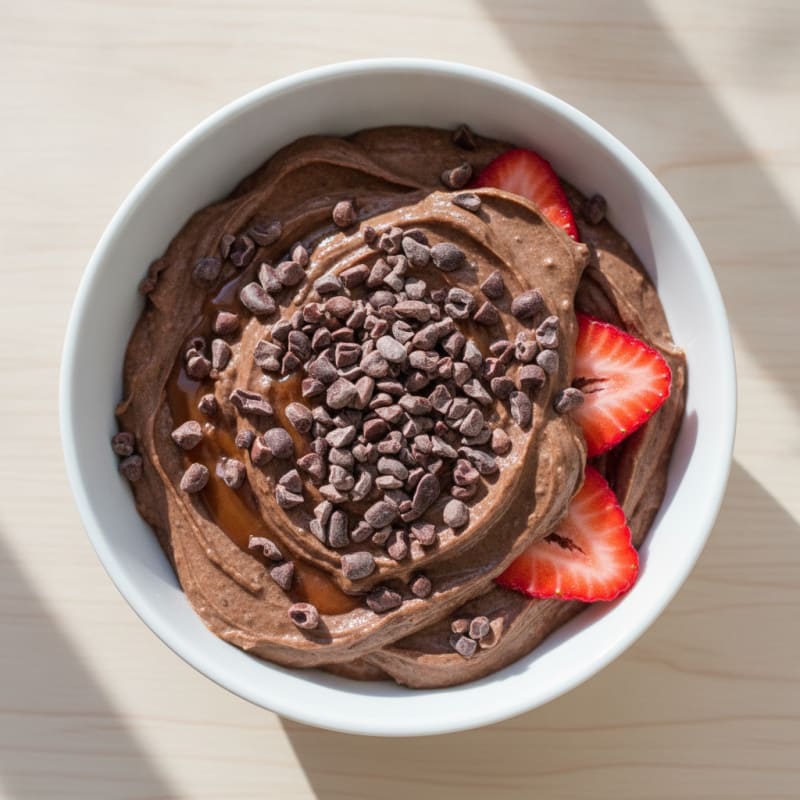 Chocolate Protein Chia Pudding