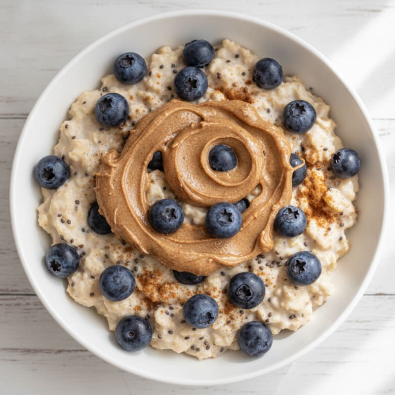 Blueberry Almond Overnight Oats