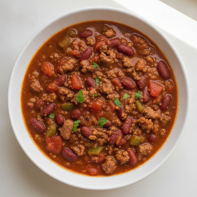 Hearty Beef and Bean Chili