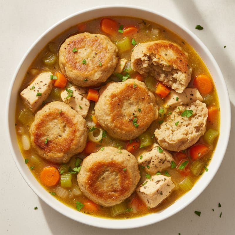 Homestyle Chicken and Herb Dumplings