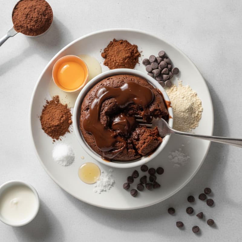 Decadent Chocolate Protein Mug Cake