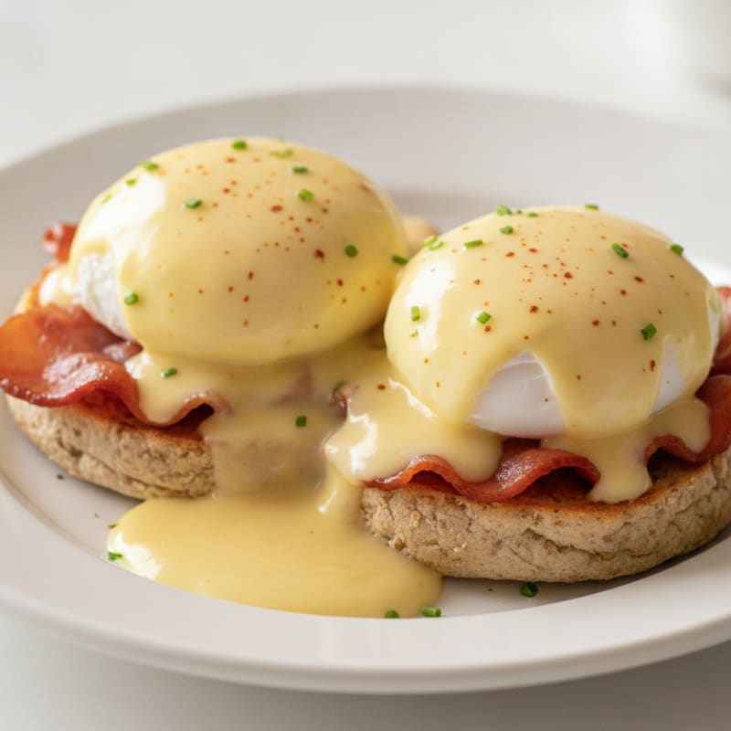 Classic Eggs Benedict with Hollandaise