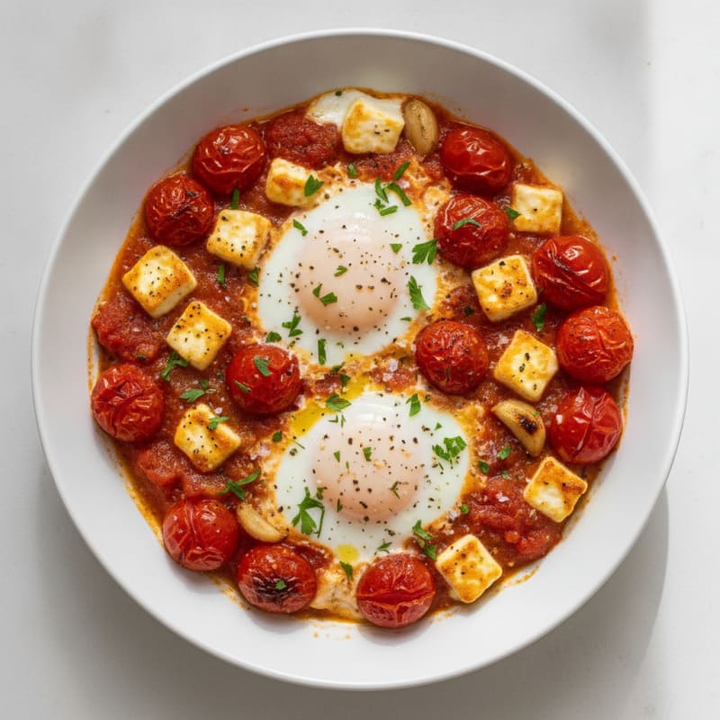 Baked Eggs with Roasted Tomatoes