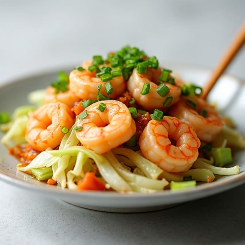 Juicy Shrimp and Ginger-Garlic Cabbage Dumpling Filling