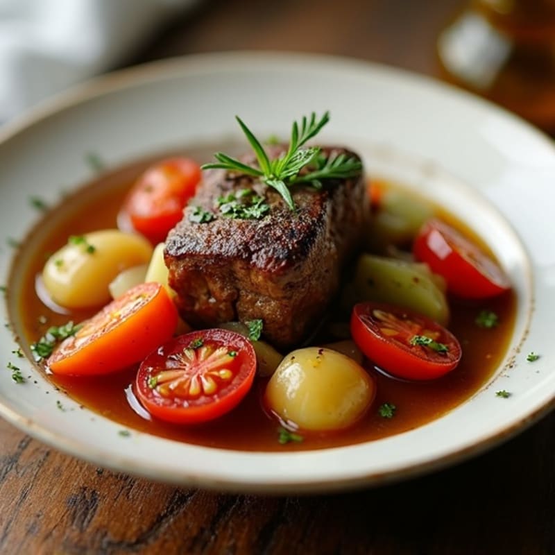 Hearty Tender Lamb Shank Stew