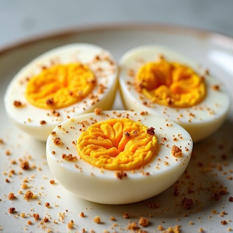 Hard-Boiled Eggs with Everything Bagel Seasoning