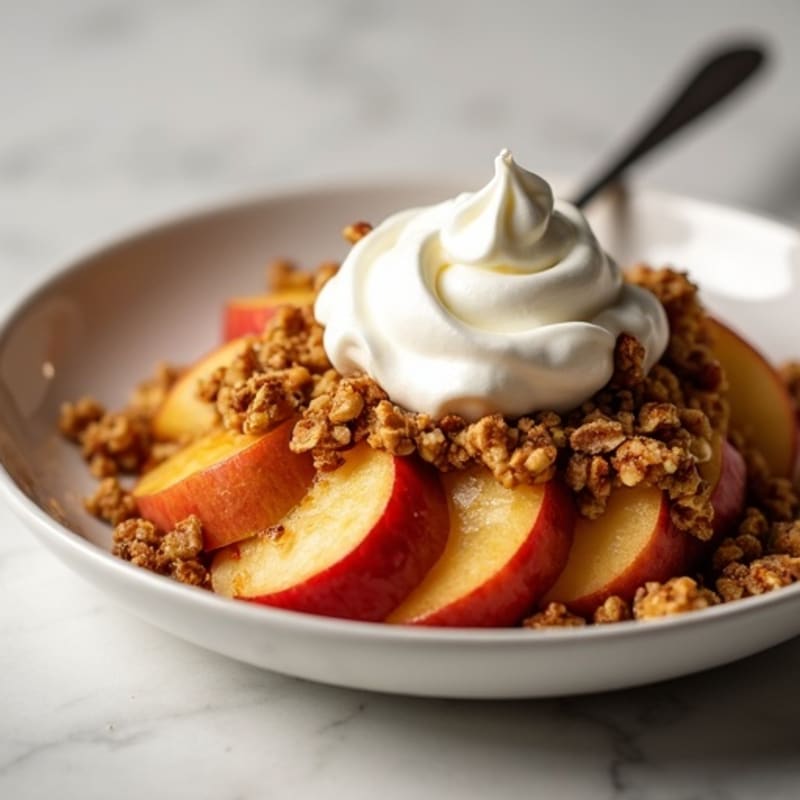Cinnamon-Spiced Baked Apple Crisp