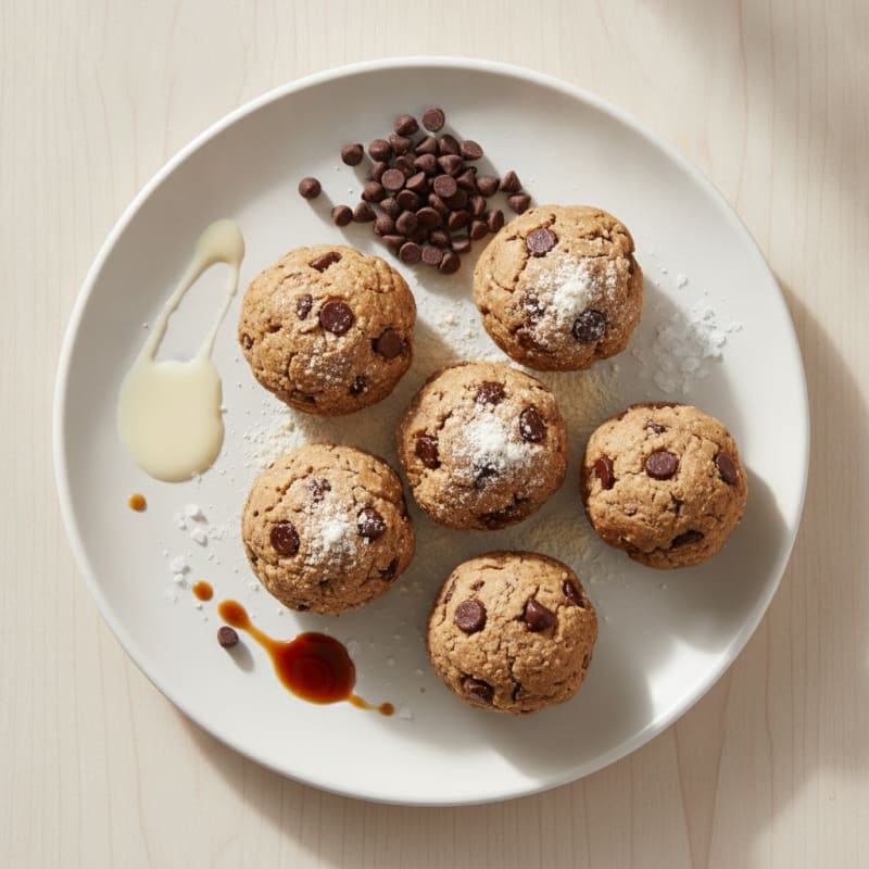 No-Bake Chocolate Chip Protein Bites