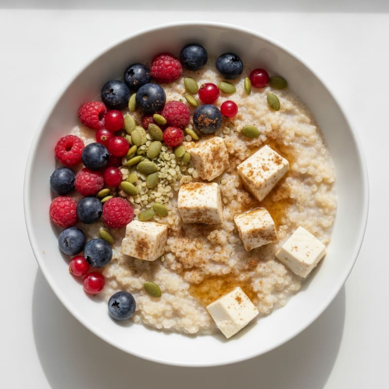 Quinoa Berry Breakfast Bowl