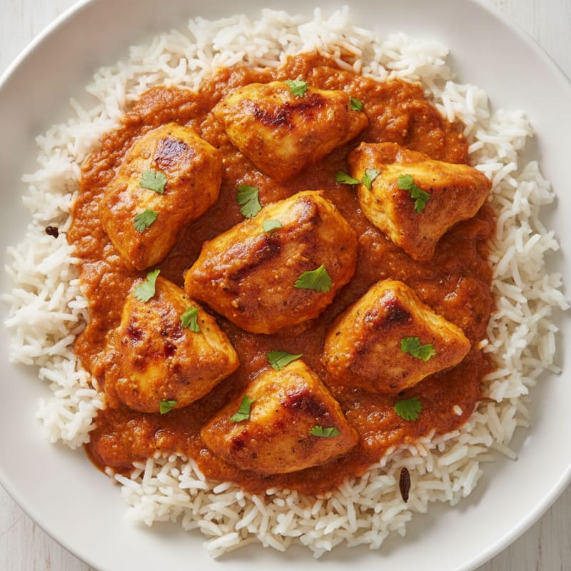 Chicken Tikka Masala with Basmati Rice
