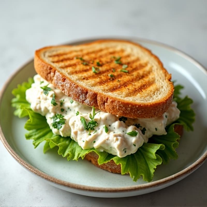 Creamy Herb Chicken Salad Sandwich