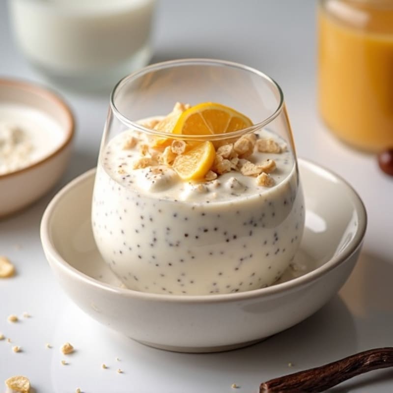 Creamy Vanilla Protein Chia Pudding