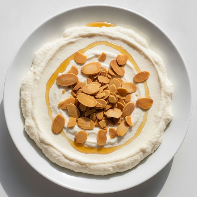 Silky Vanilla Protein Pudding with Toasted Almonds