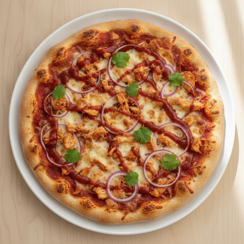 High-Protein BBQ Chicken Pizza