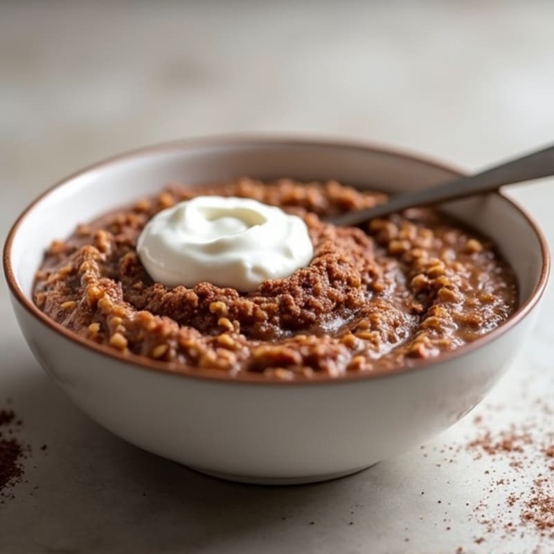 Molten Chocolate Protein Oatmeal