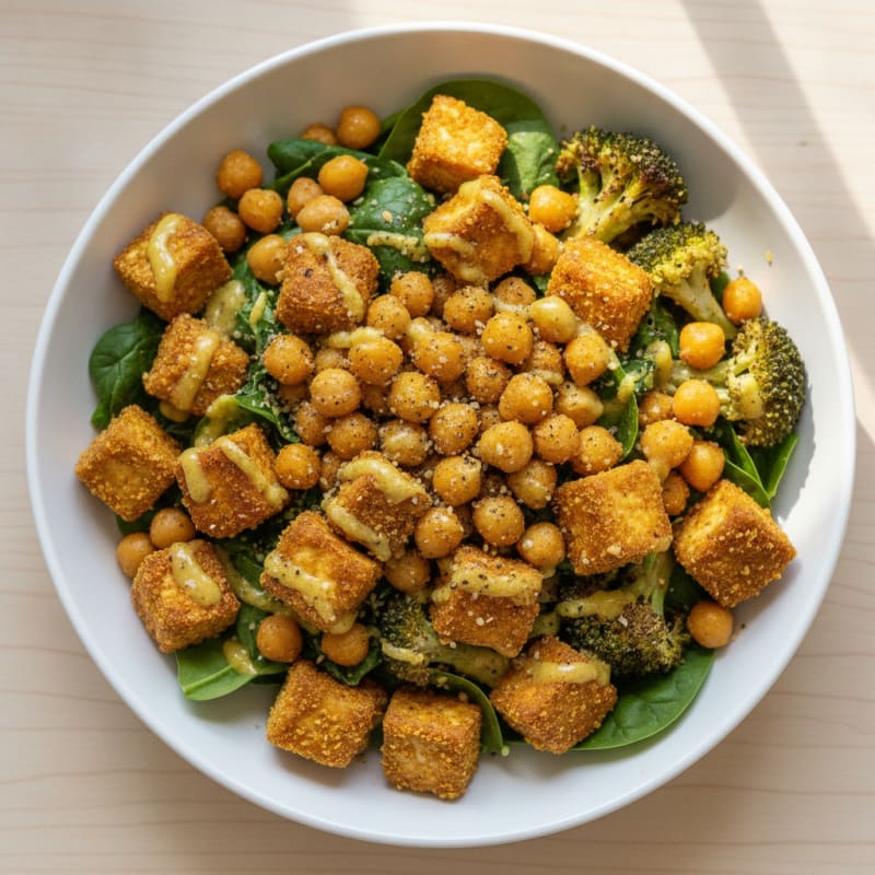 Roasted Chickpea and Veggie Buddha Bowl