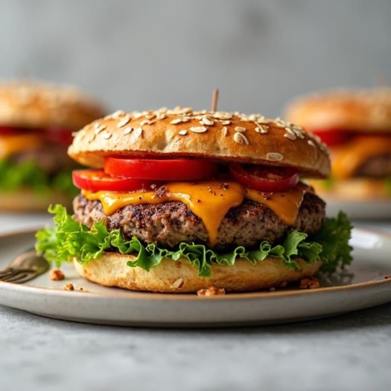 Crispy Black Bean Quinoa Burgers