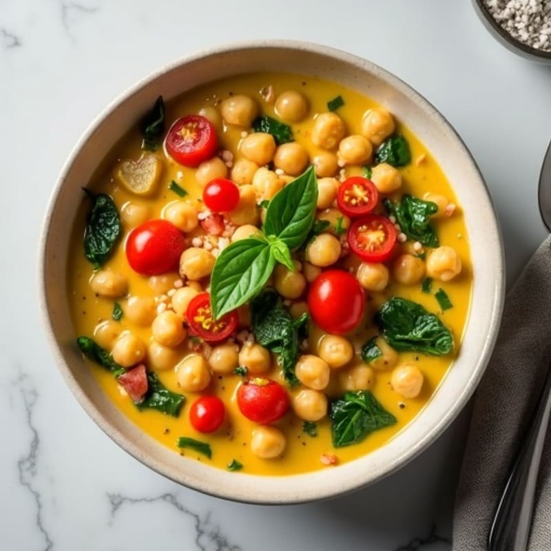 Creamy Coconut Curry Chickpea Stew