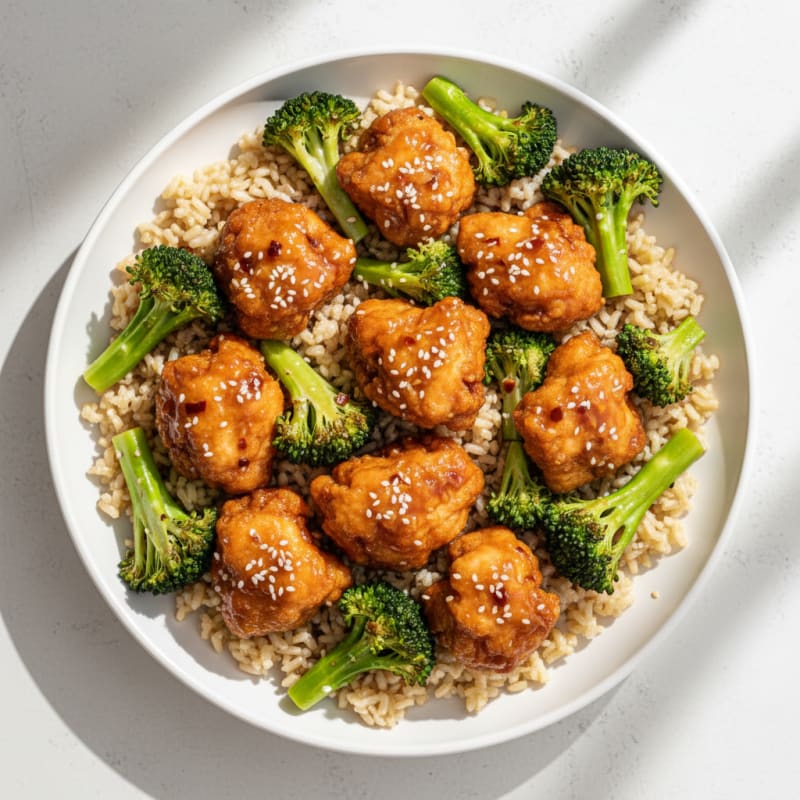 Sweet and Savory General Tso's Chicken