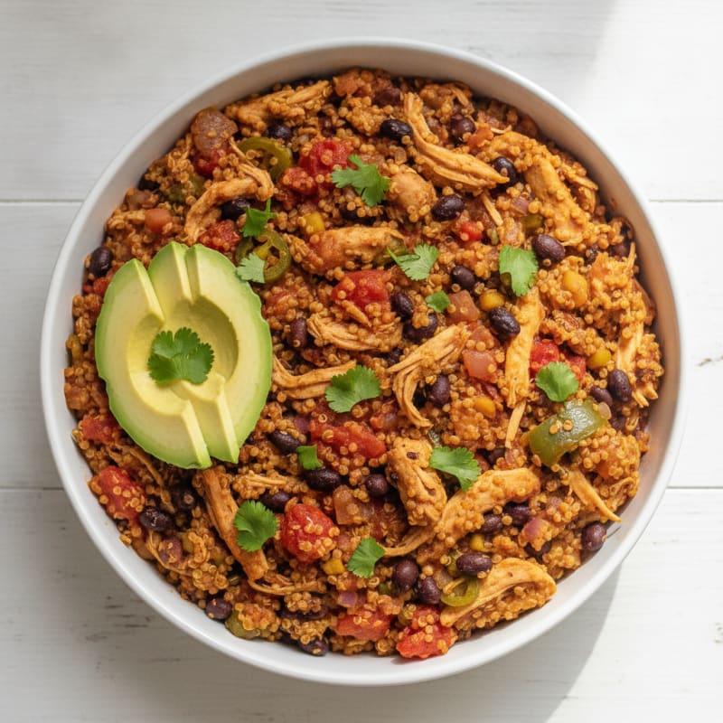 Spicy Instant Pot Chicken and Quinoa Casserole