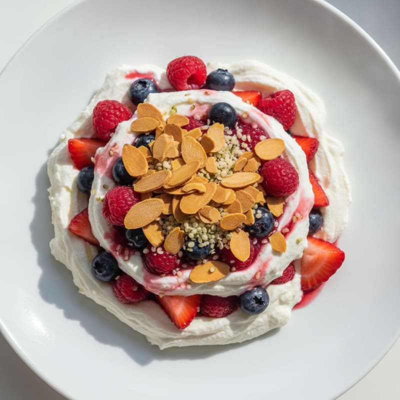 Creamy Greek Yogurt Protein Parfait with Mixed Berries