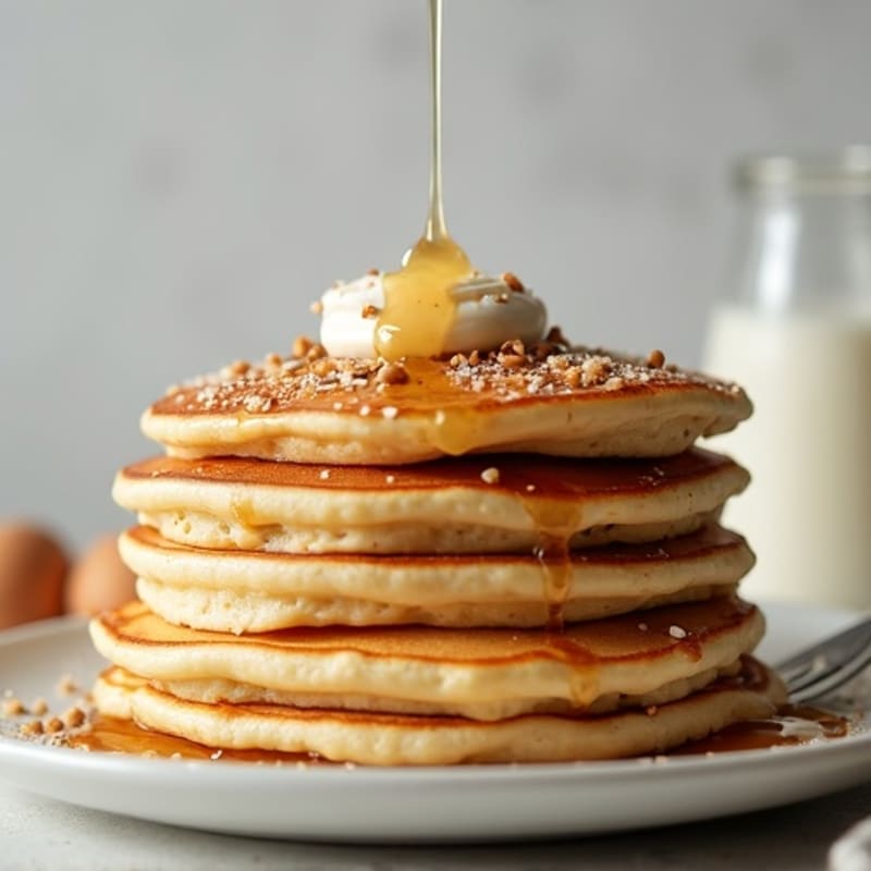 Protein-Packed Fluffy Almond Flour Pancakes