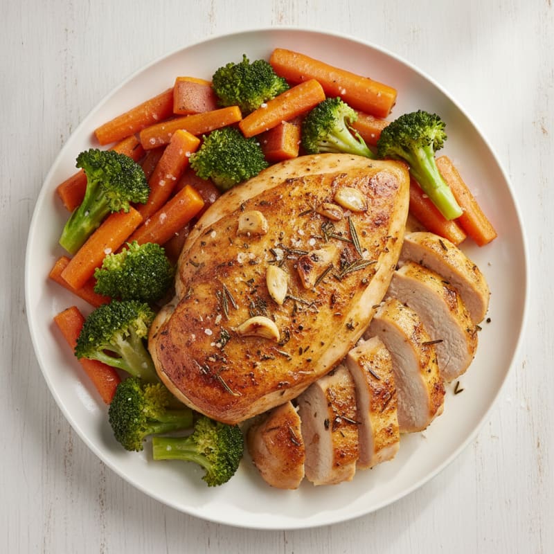 Garlic Herb Roasted Chicken