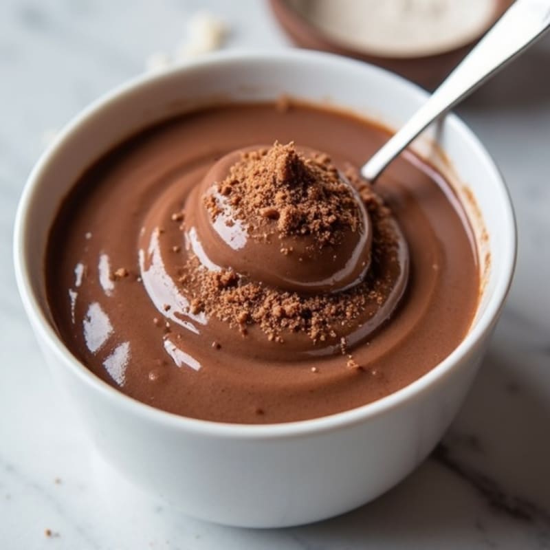 Silky Chocolate Protein Pudding