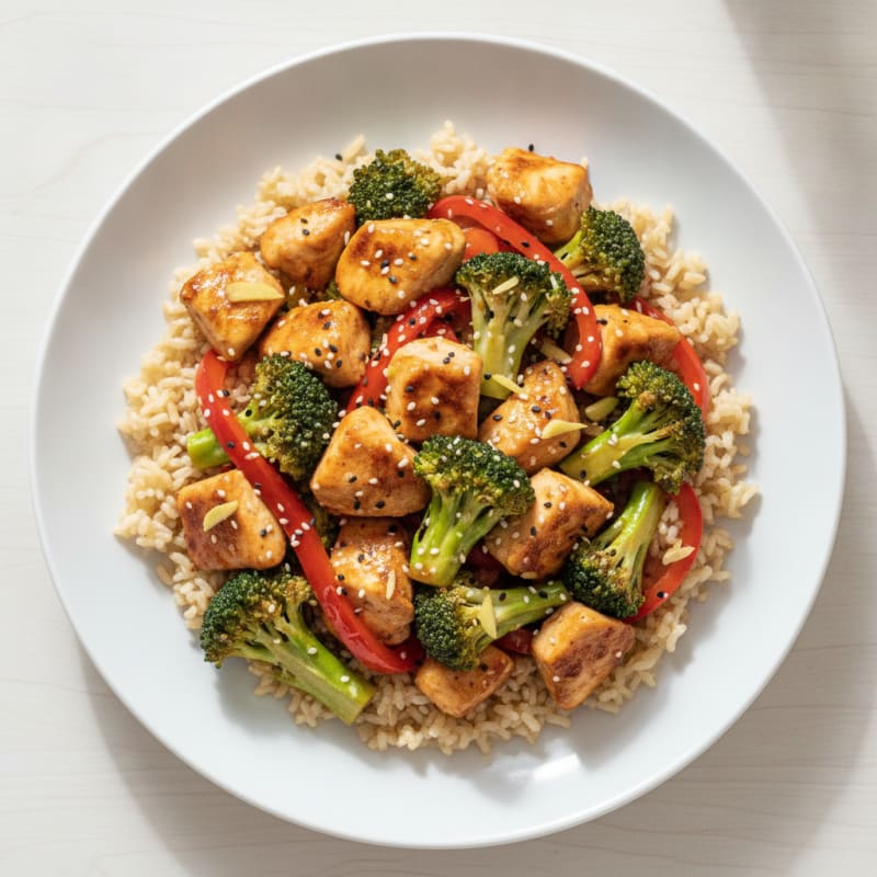 Teriyaki Chicken Stir-Fry with Broccoli