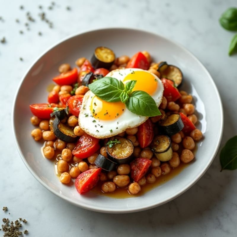 Roasted Vegetable Ratatouille with Protein Boost