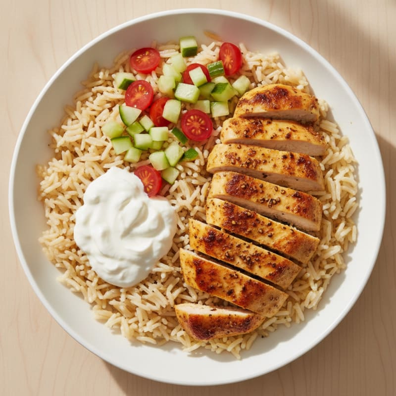 Chicken Shawarma Rice Bowl